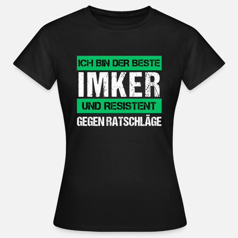 Resistenter Imker - Frauen T-Shirt - Schwarz