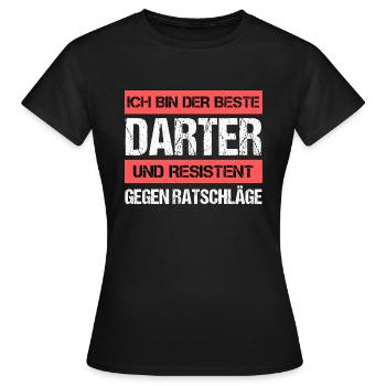 Dard résistant - T-shirt Femme - noir - Devant - AI Model Female 172 dark (172cm)