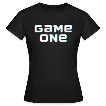 Premier jeu - T-shirt Femme - noir - Devant - AI Model Female 172 dark (172cm)