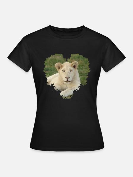 Löwe - Frauen T-Shirt - Schwarz