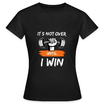 Kraftsport Gym Antrieb Herausforderung Ehrgeiz - Frauen T-Shirt - Schwarz - Vorne - AI Model Female 172 dark (172cm)