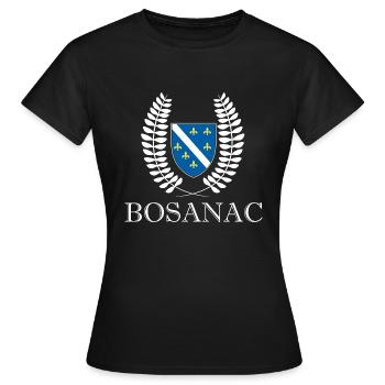 Bosnien serbisches bosnien junge - Frauen T-Shirt - Schwarz - Vorne - AI Model Female 172 dark (172cm)