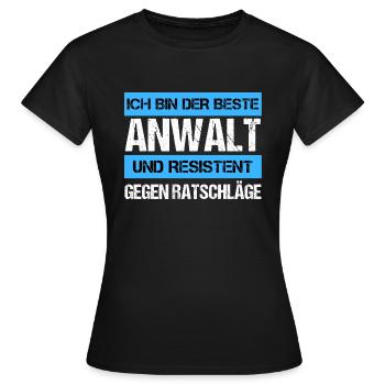 Resistant Advocate - Women's T-Shirt - black - Front - AI Model Female 172 dark (172cm)