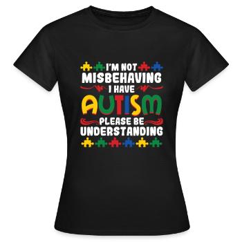 Je ne me trompe pas - T-shirt Femme - noir - Devant - AI Model Female 172 dark (172cm)