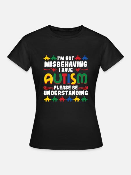 I'm Not Misbehaving - Frauen T-Shirt - Schwarz