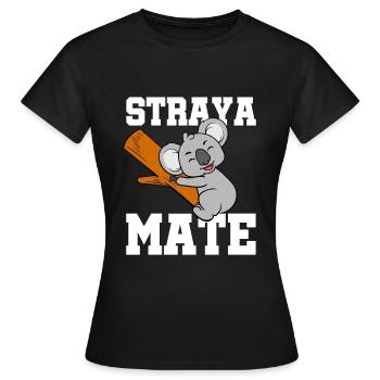 Straya Mate - T-shirt Femme - noir - Devant - AI Model Female 172 dark (172cm)
