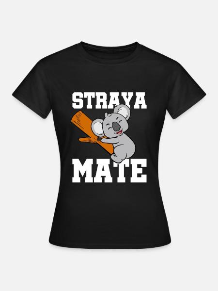 Straya Mate - Frauen T-Shirt - Schwarz