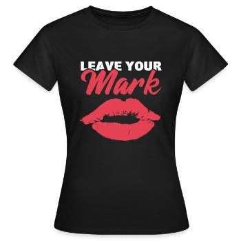 Laissez votre marque Maquilleuse - T-shirt Femme - noir - Devant - AI Model Female 172 dark (172cm)
