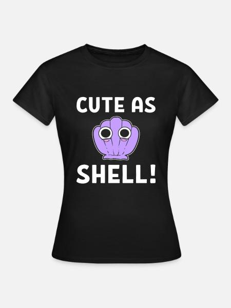 Sea Shell Pun Conchologe - Frauen T-Shirt - Schwarz