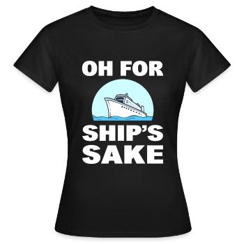 Kreuzfahrturlaub Tourist - Frauen T-Shirt - Schwarz - Vorne - AI Model Female 172 dark (172cm)