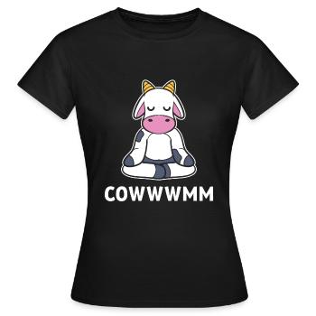 Kuhliebhaber Herder - Frauen T-Shirt - Schwarz - Vorne - AI Model Female 172 dark (172cm)