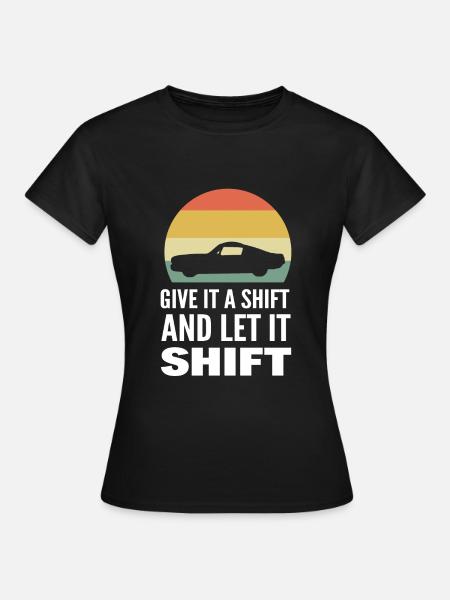 Rennauto Rennfahrer - Frauen T-Shirt - Schwarz