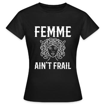 Medusa Illustration mythische Kreaturen - Frauen T-Shirt - Schwarz - Vorne - AI Model Female 172 dark (172cm)