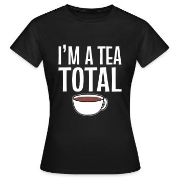 Teeliebhaber Teebrauer - Frauen T-Shirt - Schwarz - Vorne - AI Model Female 172 dark (172cm)