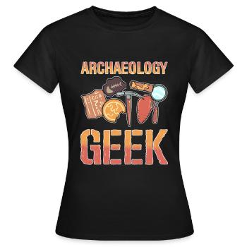 Antike Archäologie Geschichtsprofessor - Frauen T-Shirt - Schwarz - Vorne - AI Model Female 172 dark (172cm)
