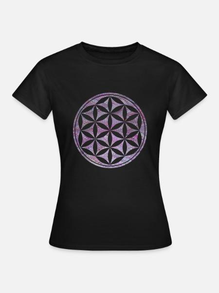 blume des lebens e 62 - Frauen T-Shirt - Schwarz