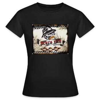 Fickt’s eich - Frauen T-Shirt - Schwarz - Vorne - AI Model Female 172 dark (172cm)