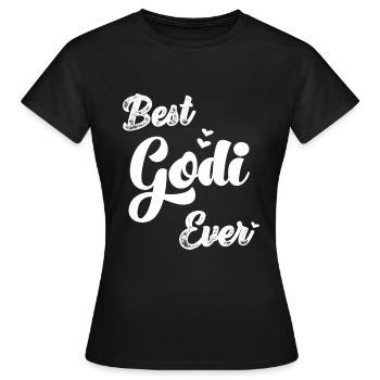 Beste Godi Patentante Österreich Taufgodi Taufpati - Frauen T-Shirt - Schwarz - Vorne - AI Model Female 172 dark (172cm)