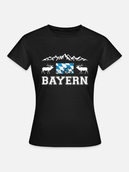 Bayern - Frauen T-Shirt - Schwarz