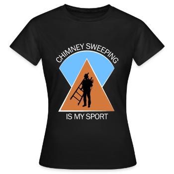Chimney Sweep Chimney Sweep - Women's T-Shirt - black - Front - AI Model Female 172 dark (172cm)