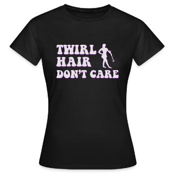 Bâton Twirling Staff Jonglage Gymnastik mit Stab - Frauen T-Shirt - Schwarz - Vorne - AI Model Female 172 dark (172cm)
