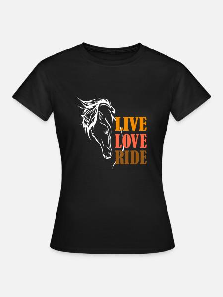 Live Love Ride - Women's T-Shirt - black