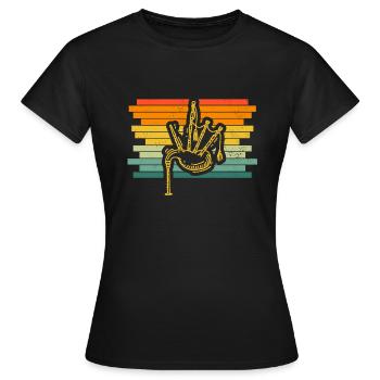 Cornemuse Cornemuse Cornemuse - T-shirt Femme - noir - Devant - AI Model Female 172 dark (172cm)