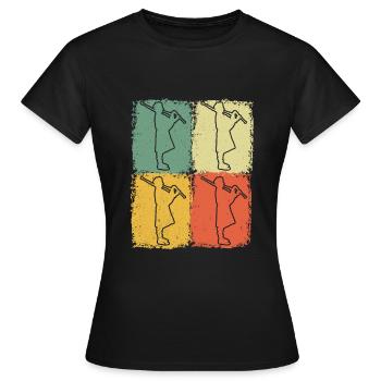 Bagpipes Bagpipes Bagpipe - Women's T-Shirt - black - Front - AI Model Female 172 dark (172cm)