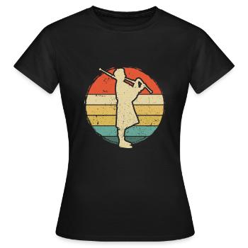Bagpipes Bagpipes Bagpipe - Women's T-Shirt - black - Front - AI Model Female 172 dark (172cm)