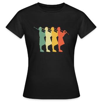 Bagpipes Bagpipes Bagpipe - Women's T-Shirt - black - Front - AI Model Female 172 dark (172cm)