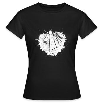 Cornemuse Cornemuse Cornemuse - T-shirt Femme - noir - Devant - AI Model Female 172 dark (172cm)