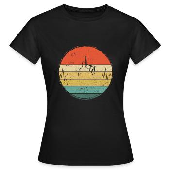 Bagpipes Bagpipes Bagpipe - Women's T-Shirt - black - Front - AI Model Female 172 dark (172cm)