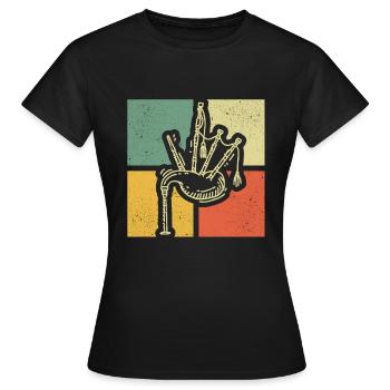 Cornemuse Cornemuse Cornemuse - T-shirt Femme - noir - Devant - AI Model Female 172 dark (172cm)
