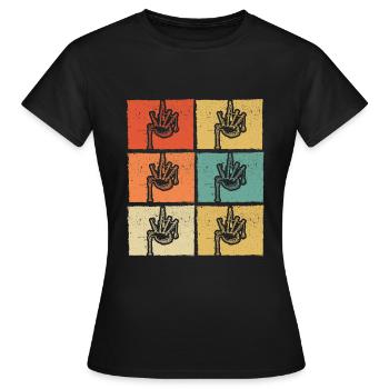 Bagpipes Bagpipes Bagpipe - Women's T-Shirt - black - Front - AI Model Female 172 dark (172cm)