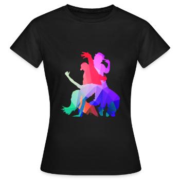 Breakdancer bboy - Women's T-Shirt - black - Front - AI Model Female 172 dark (172cm)