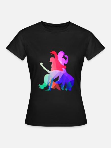 breakdancer bboy - Frauen T-Shirt - Schwarz
