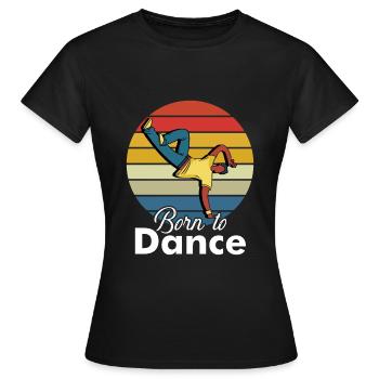 Breakdance - Breakdancer - Breakdancing - BBoy - Frauen T-Shirt - Schwarz - Vorne - AI Model Female 172 dark (172cm)