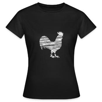 robinet - T-shirt Femme - noir - Devant - AI Model Female 172 dark (172cm)
