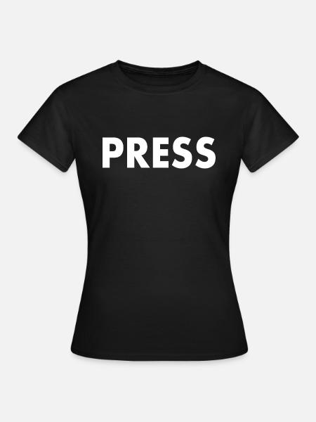 Press - T-shirt Femme - noir