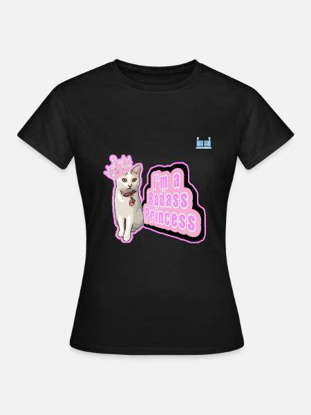 Badass Prinzessin - Frauen T-Shirt - Schwarz