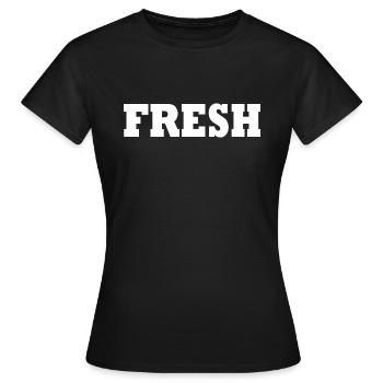 Fresh - Women's T-Shirt - black - Front - AI Model Female 172 dark (172cm)