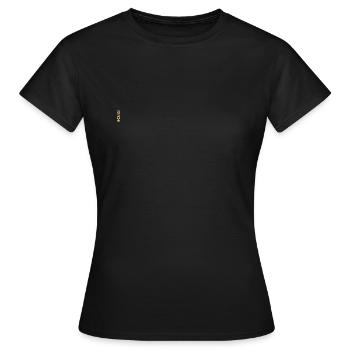 ROAR roar lettering tiger pattern stripes - Women's T-Shirt - black - Front - AI Model Female 172 dark (172cm)