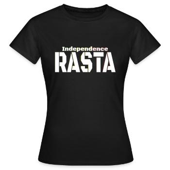 Unabhängiger Rasta - Frauen T-Shirt - Schwarz - Vorne - AI Model Female 172 dark (172cm)