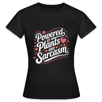 Végétarien Végétalien Végétarien Végétarien - T-shirt Femme - noir - Devant - AI Model Female 172 dark (172cm)