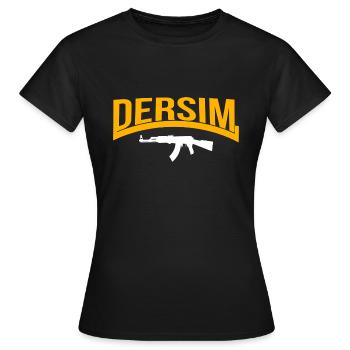 ak Dersim - Frauen T-Shirt - Schwarz - Vorne - AI Model Female 172 dark (172cm)