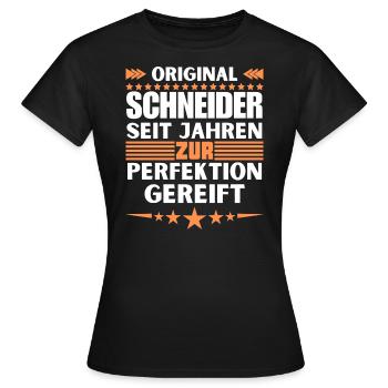 Tailors matured to perfection - Women's T-Shirt - black - Front - AI Model Female 172 dark (172cm)