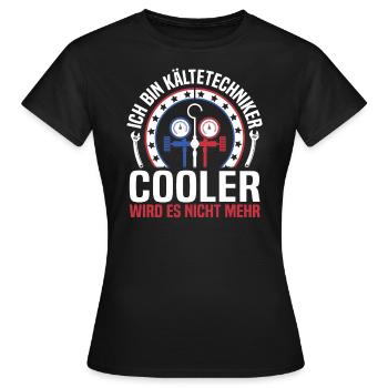 Klimatechniker Werkzeug Mechatroniker für - Frauen T-Shirt - Schwarz - Vorne - AI Model Female 172 dark (172cm)