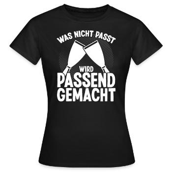 Carreleurs Artisans Chuchoteurs de carreaux - T-shirt Femme - noir - Devant - AI Model Female 172 dark (172cm)
