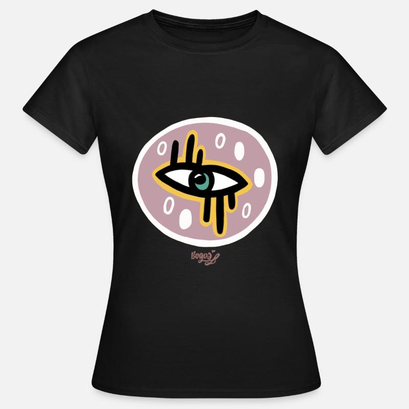 EyeDoodle Light Purple - Women's T-Shirt - black