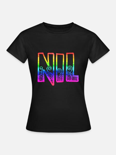 nil rs regenbogen - Frauen T-Shirt - Schwarz